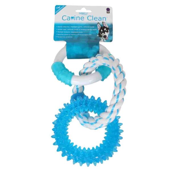 CANINE CLEAN 3 RINGS PEPPERMINT